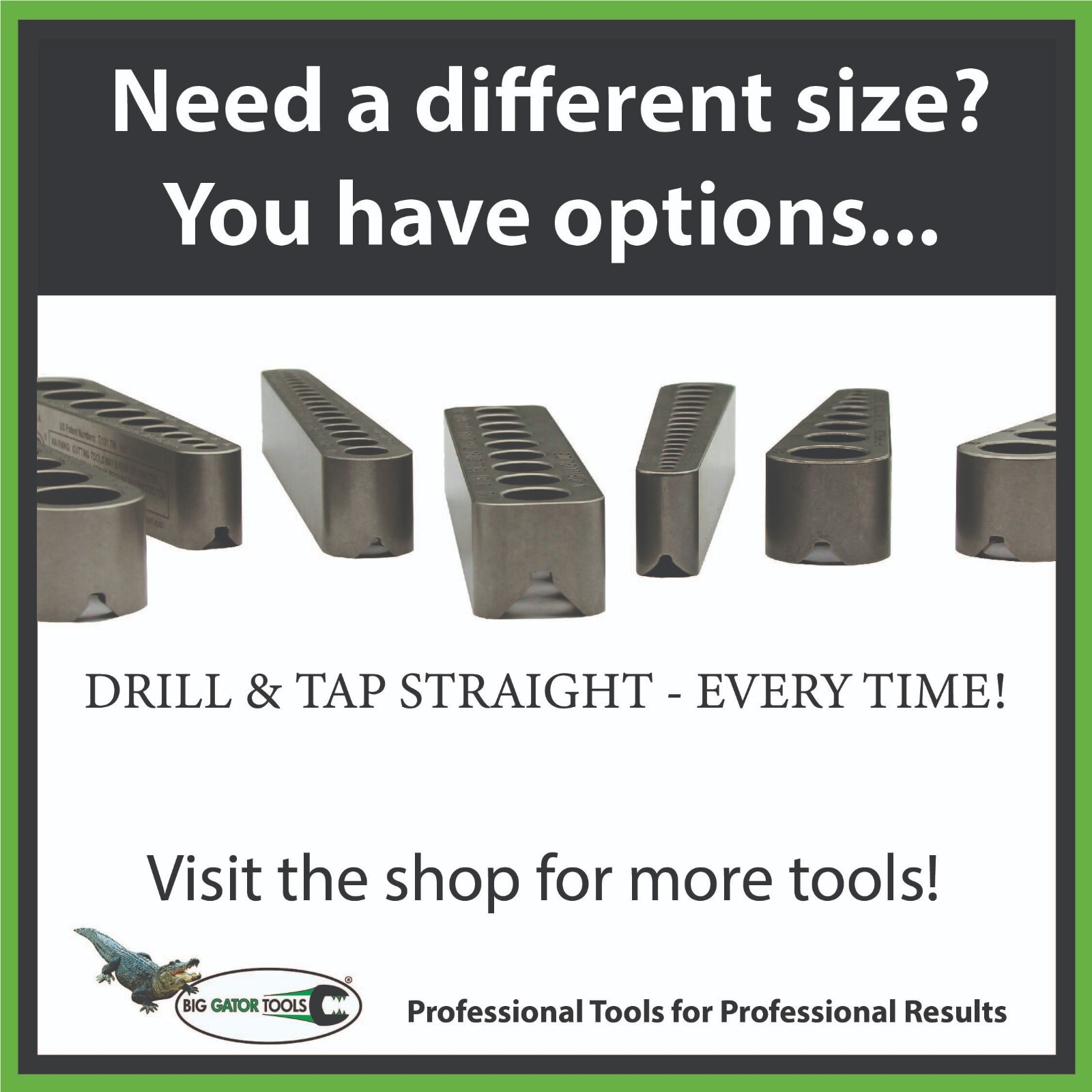 Drill guide - Helps drill gun parts, barrels, pistols, sites, slings, gunsmith
