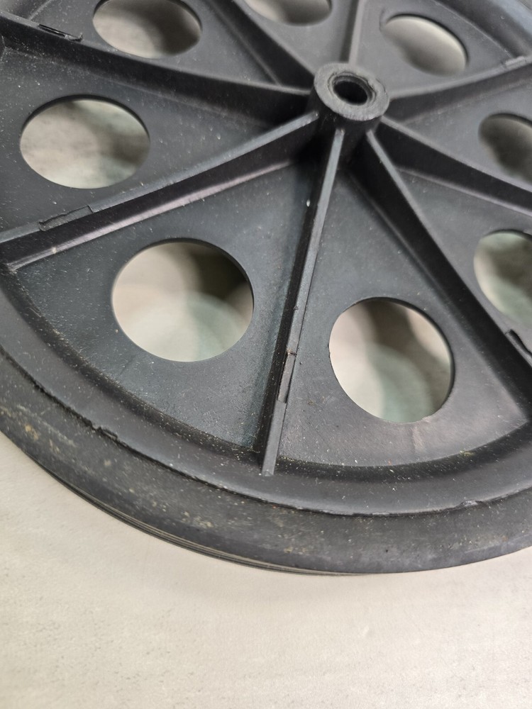 Black Lot 2 Plastic Unbranded Replace Replacement Wheel