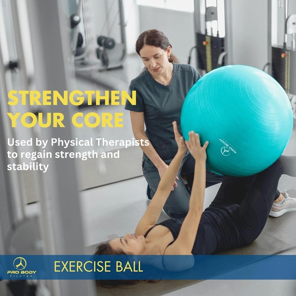 Anti Burst Exercise Ball 85cm - Blue/-