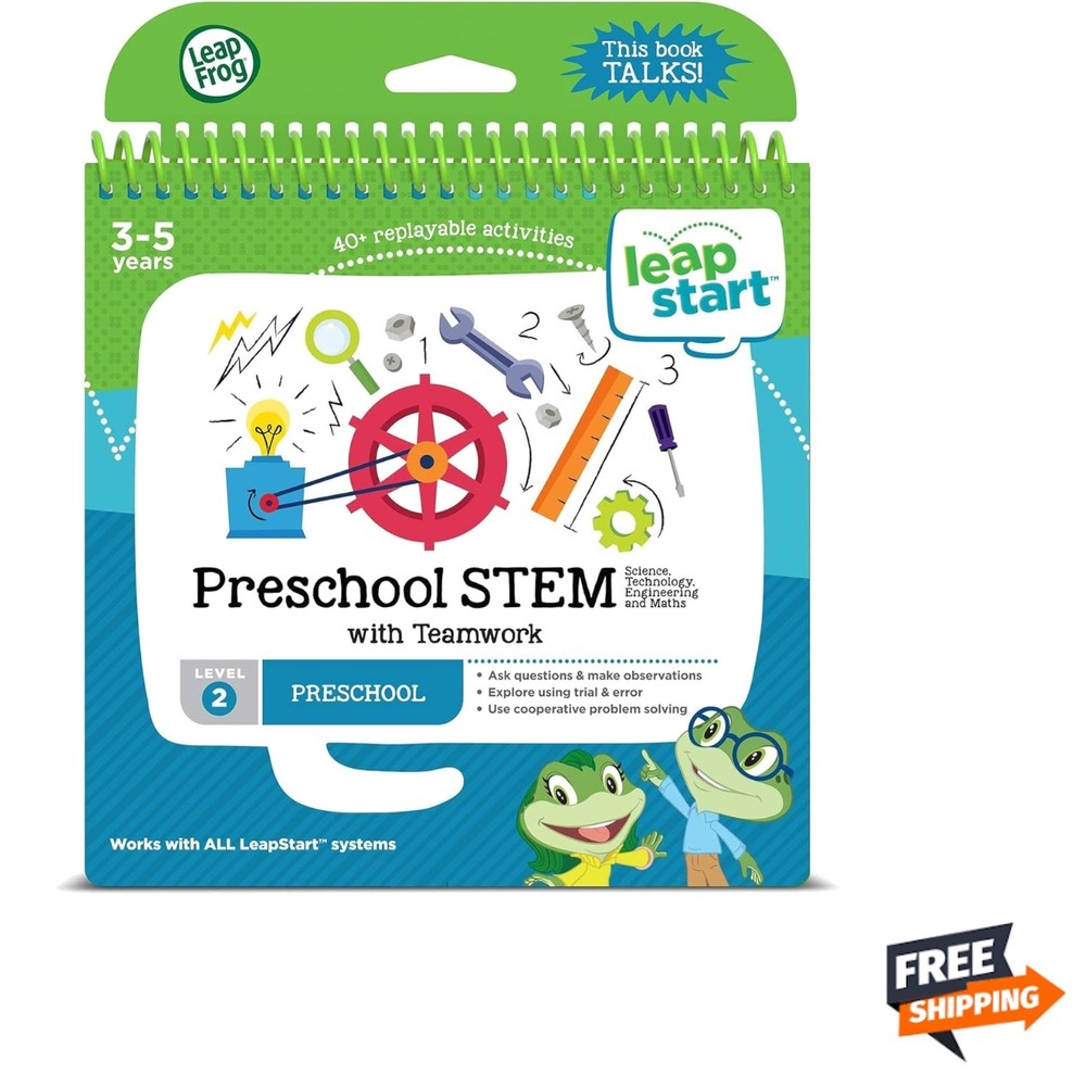 LeapStart Pre-Kindergarten Activity Book: Pre-K STEM Science, Technology, Eng...