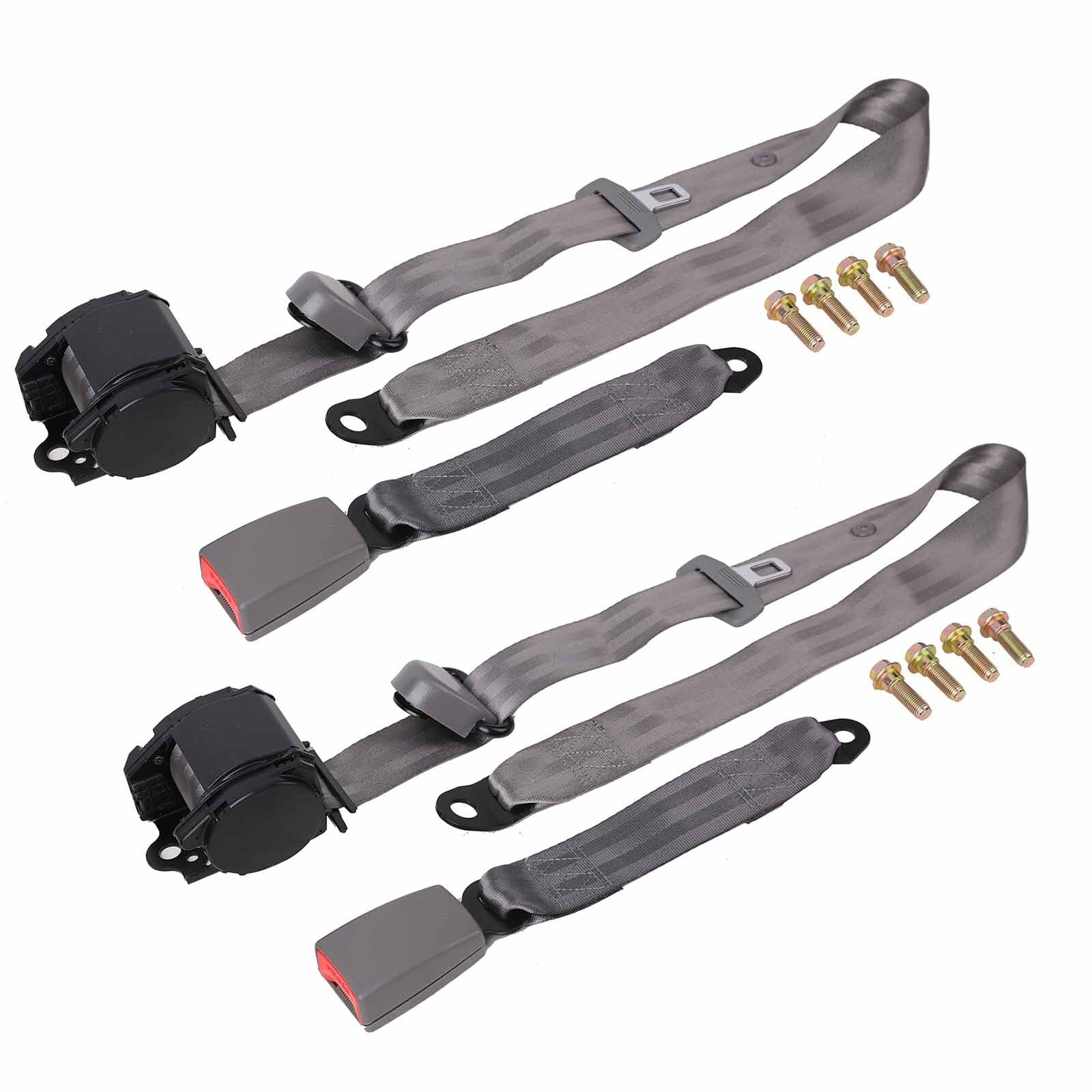 Universal 3 Point Seat Belts, Adjustable Car Retractable Seat Belt Lap Shoulder
