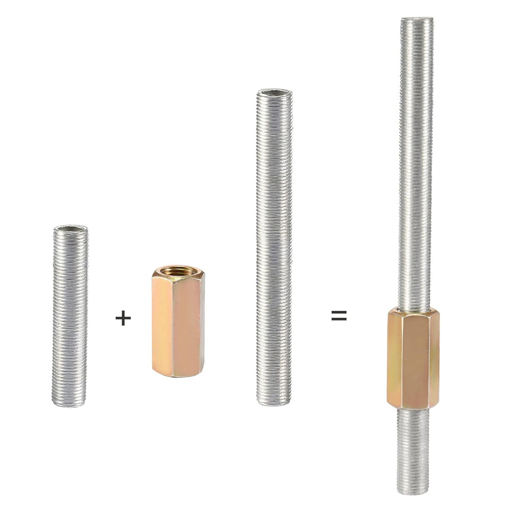 Hex Coupling Nuts M10 X 1Mm Thread 30Mm Length Sleeve Stud Rod Adapters Pipe Con