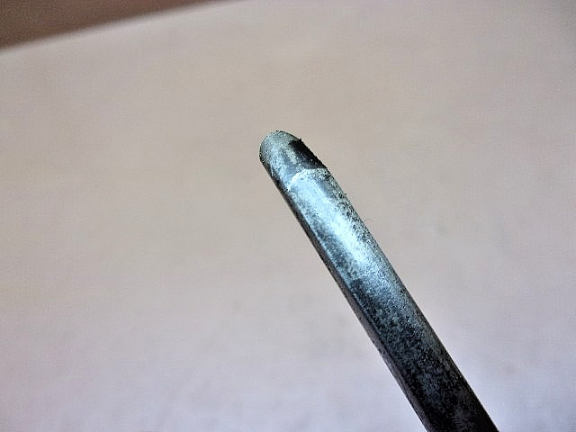 W. Butcher Cast Steel 1/8 in Tang Shallow Gouge Wood Chisel