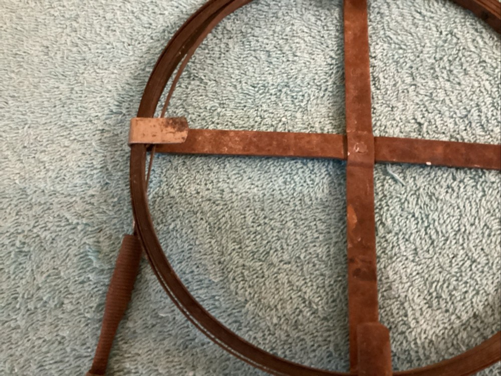 Antique Flat Sewer Rod. Nice Wall Hanger.