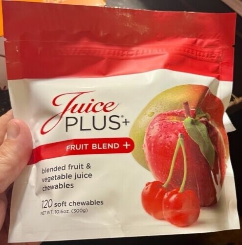 JUICE PLUS+ 480 Blended Fruit & Veggie Gummies: 2 Fruit & 2 Vegetable - NIB!