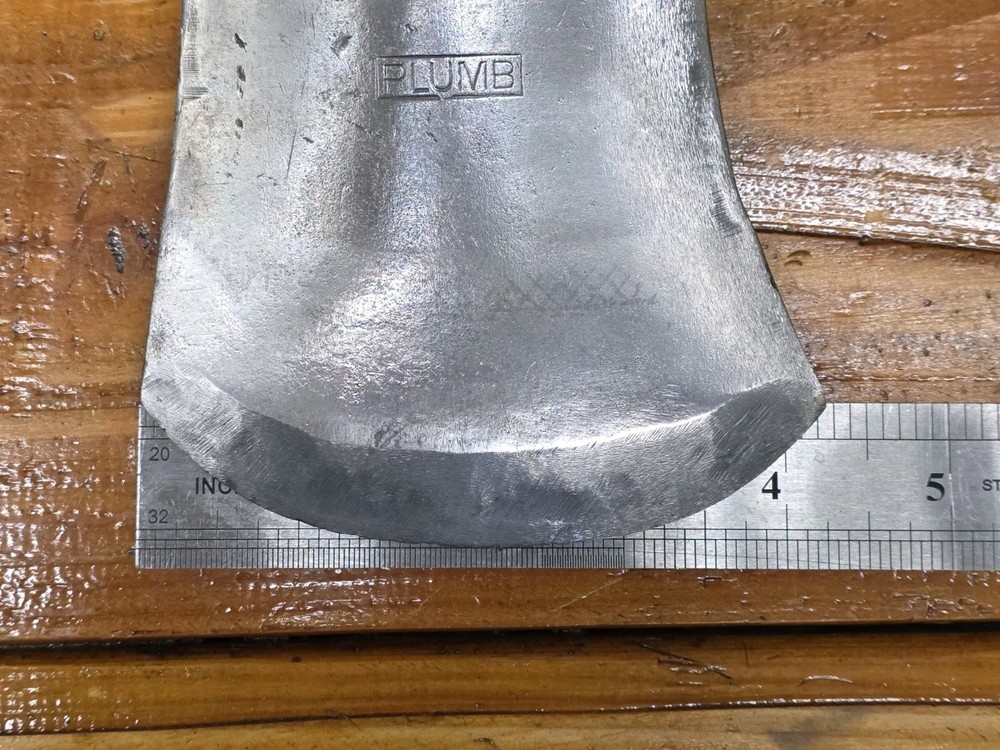 Plumb Michigan Pattern Axe Head Vintage 2lb 13oz