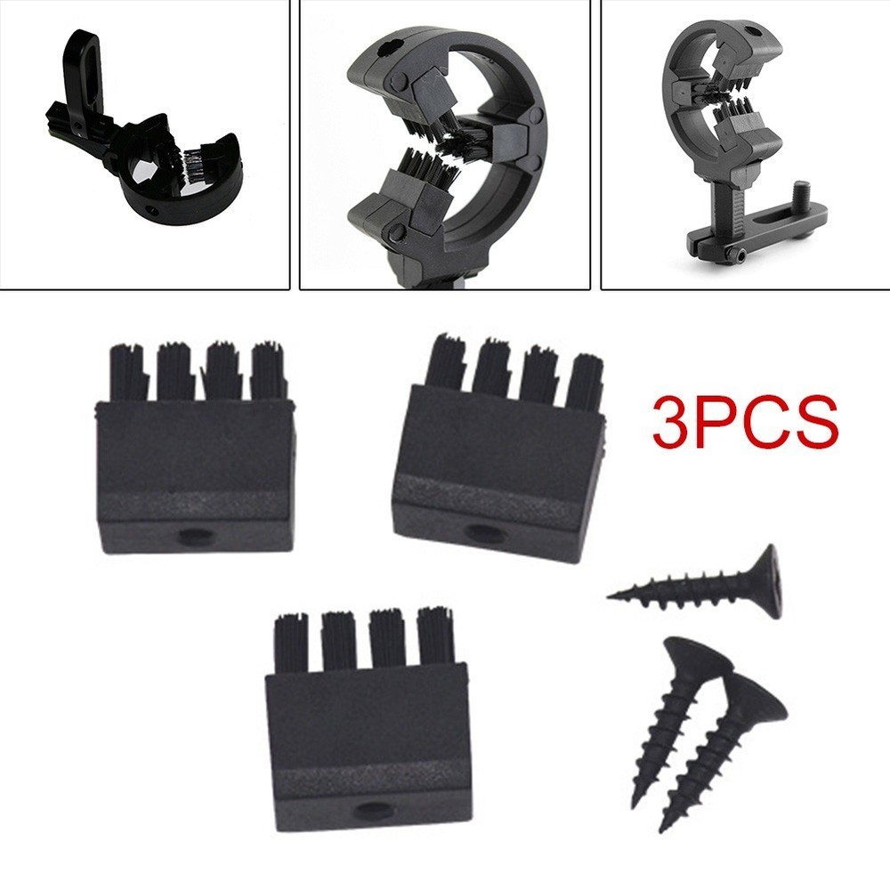 3pcs Replacement Brushes With ScrewsFor Hostage Arrow Rest Bow Brush Set
