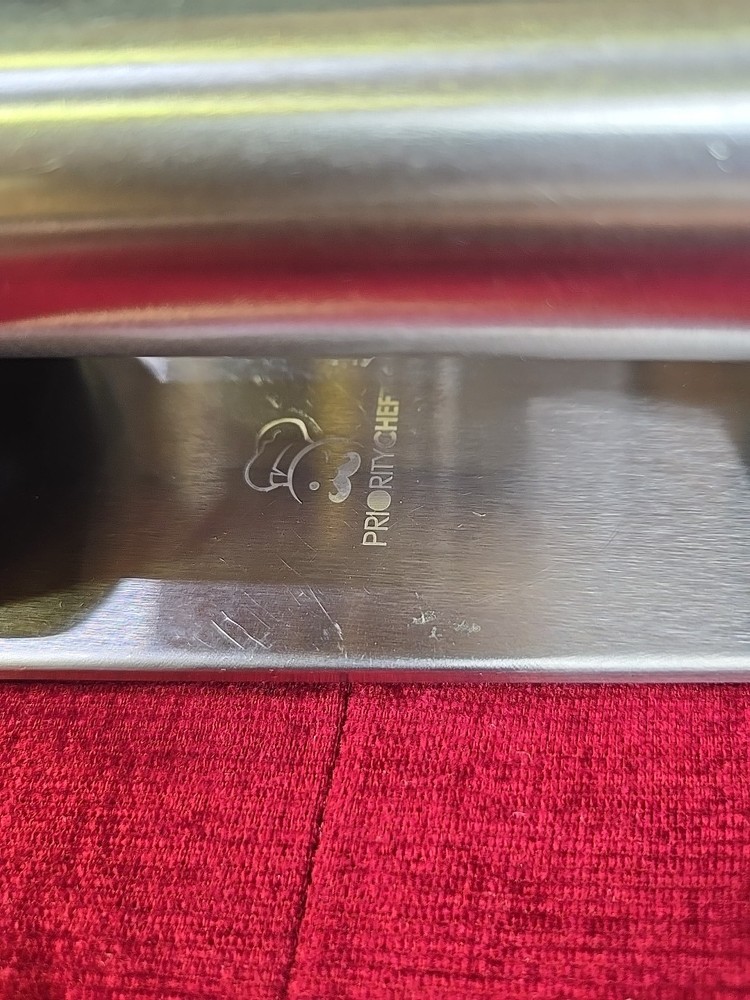 Stainless Priority Chef Knife Sharpener 2 Stage Fine Coarse 8"L