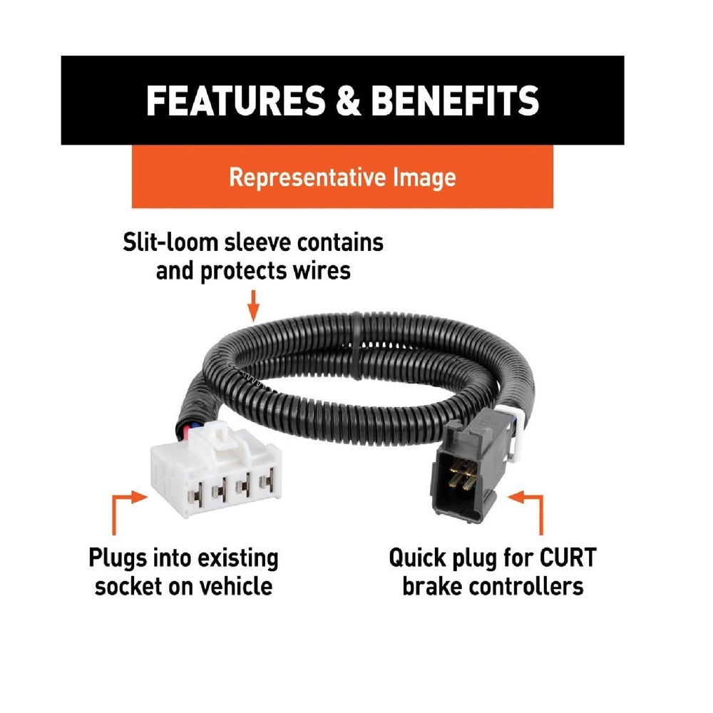 Curt 51451 Brake Control Adapter Harness