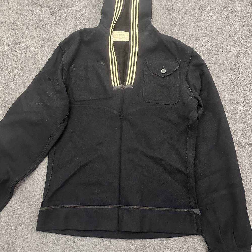 WWII NAVY Pullover Blue Wool size small Coast Guard Vintage 1940's