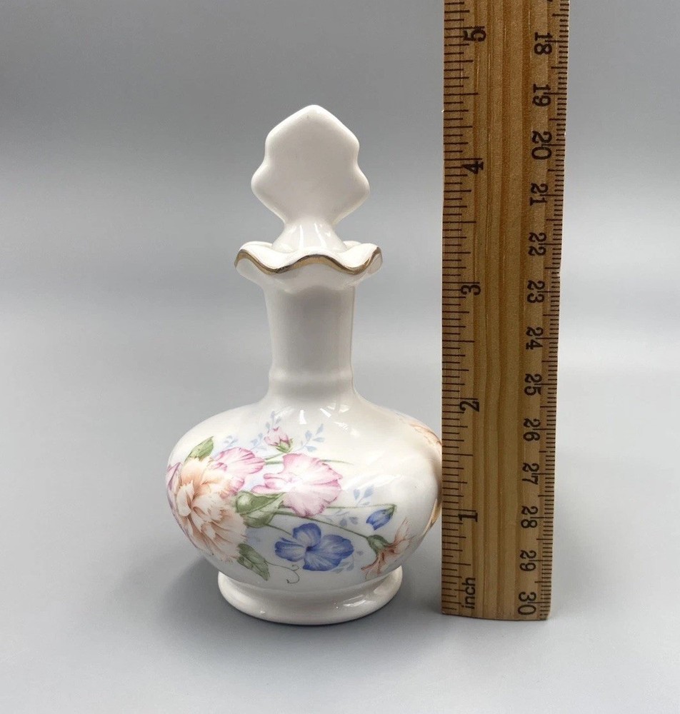 Southfields Fine Bone China Perfume Bottle With Stopper