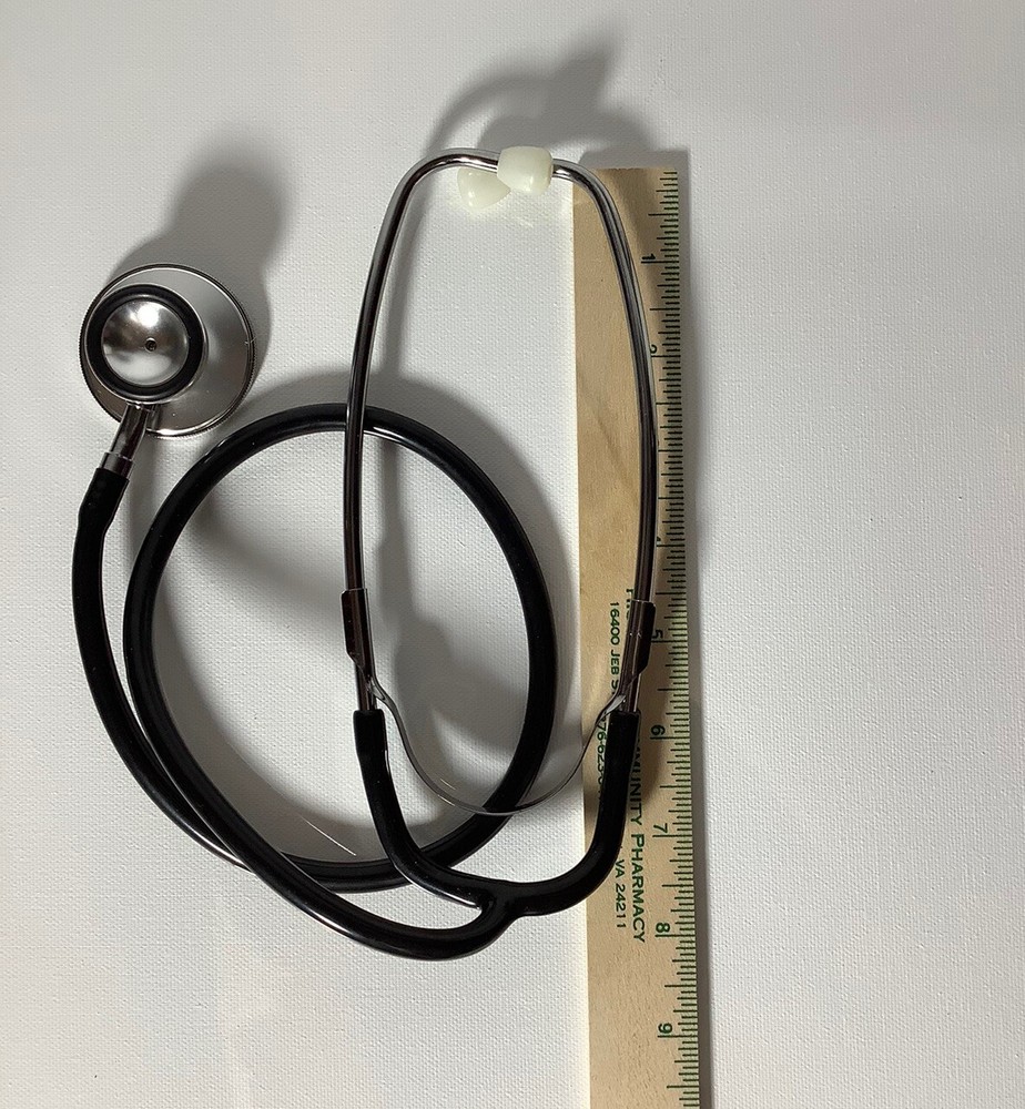 Dual Head Stethoscope - Black