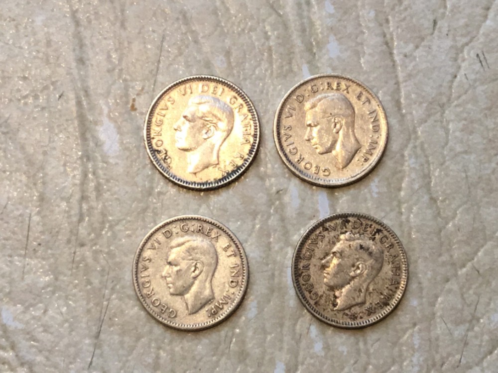 Canada 1940’s POST WW2  10 cent silver  * ONE COIN EACH PURCHASE