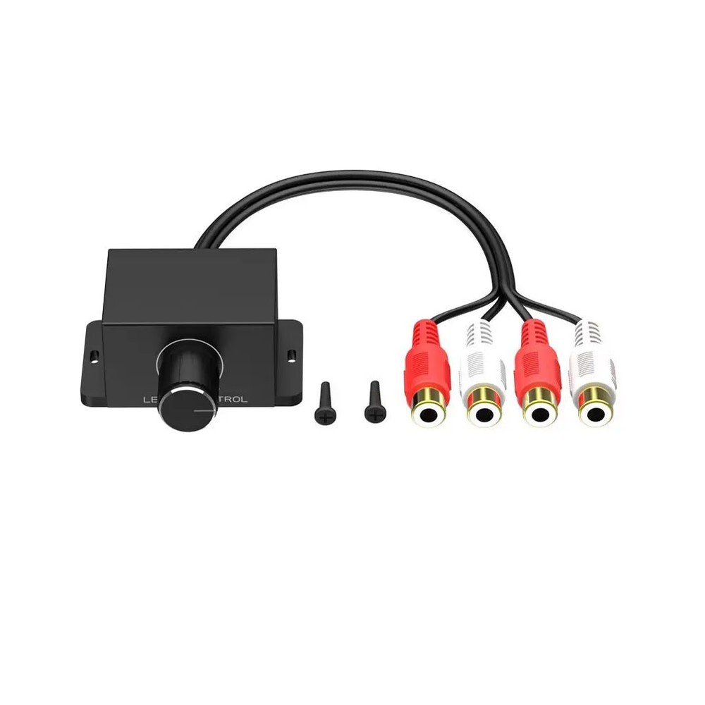 Universal RCA Level Controller Car Audio Amplifier Audio Adjuster Control Knob