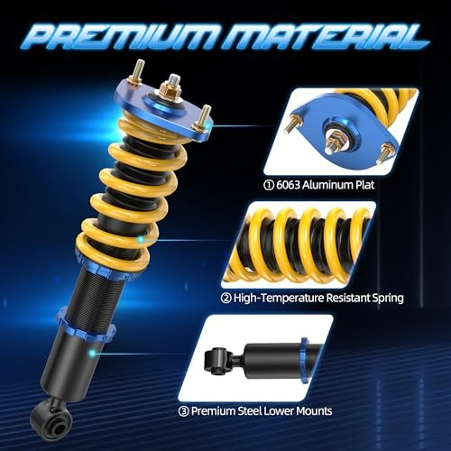Height Adjustable Coilover Lowering Kit Compatible for 1990-2005 Mazda Miata