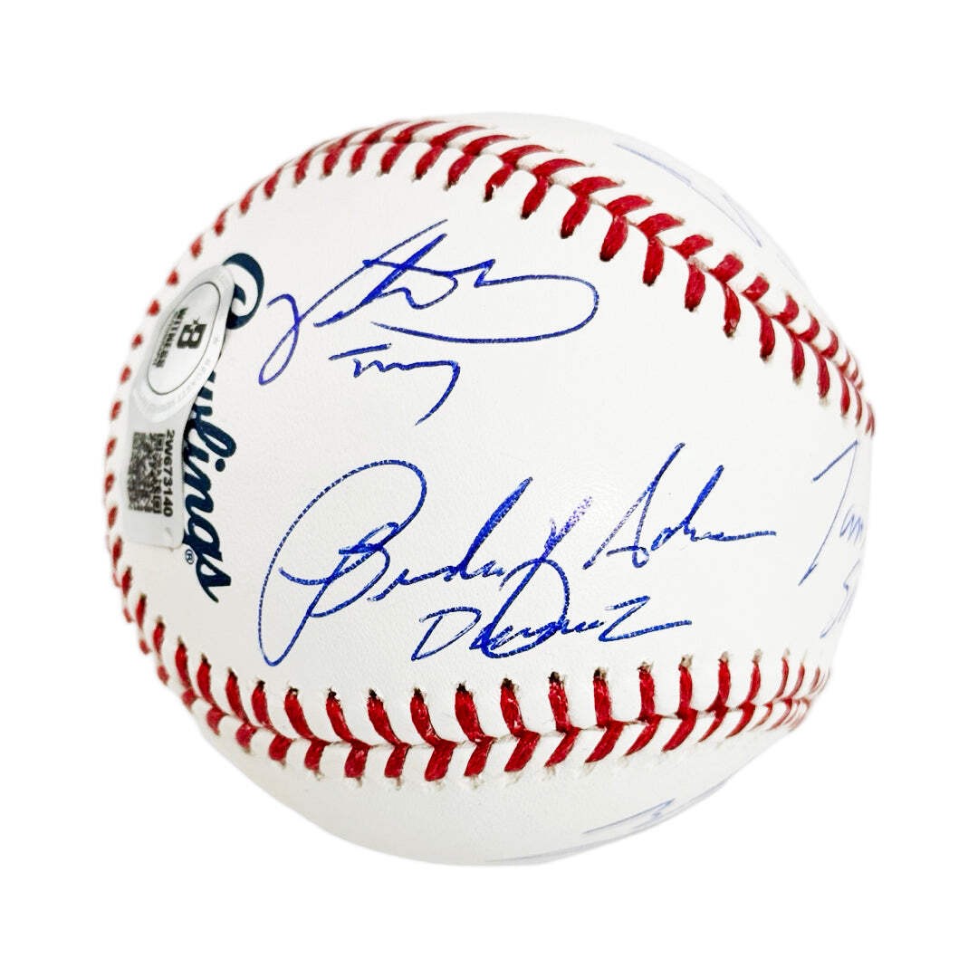 The Sandlot Cast Signed Rawlings Official Major League Baseball (Beckett)
