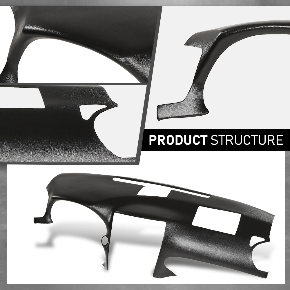 Fit For 06-13 Lexus IS250 IS350 Dashboard Dash Cover Cap Overlay Textured Black