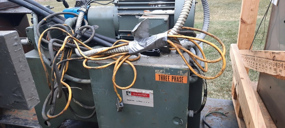 Whitney Hydraulic Angle Shear (6"x6"x1/2")