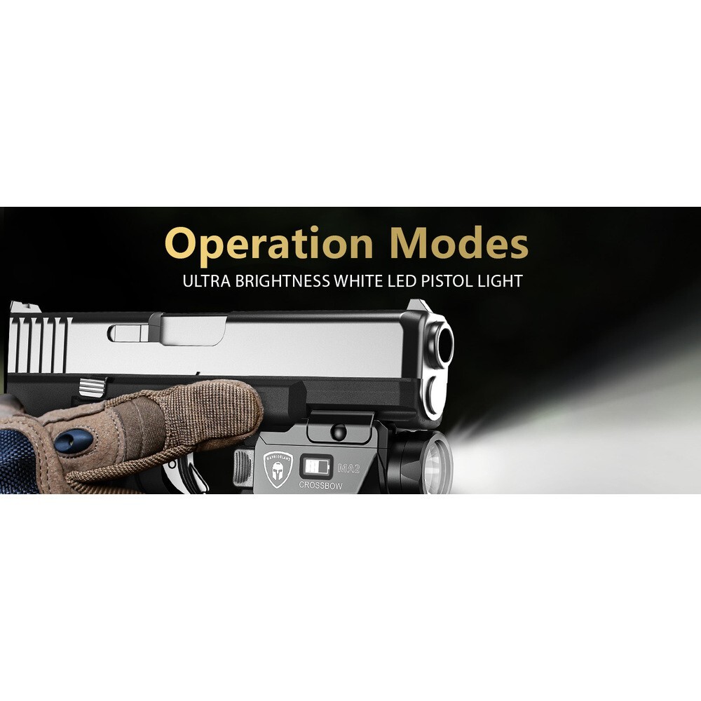 TSG Universal Weapon Lights Fits 100+ models with different rail mounting blocks