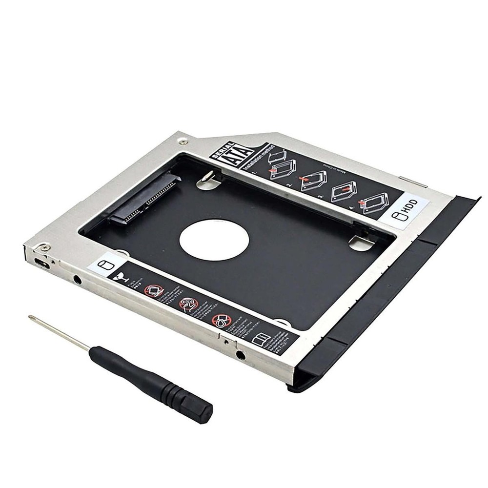 Caddy Hdd Ssd Dvd Cd Sata 3.0 Dell E6320 E6420 E6520 E6430 E6530 9.5Mm