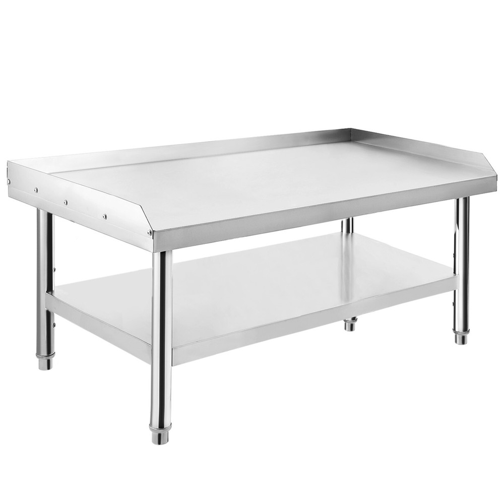 Equipment Grill Stand Prep Table Stainless Steel Table with Adjustable Undershel