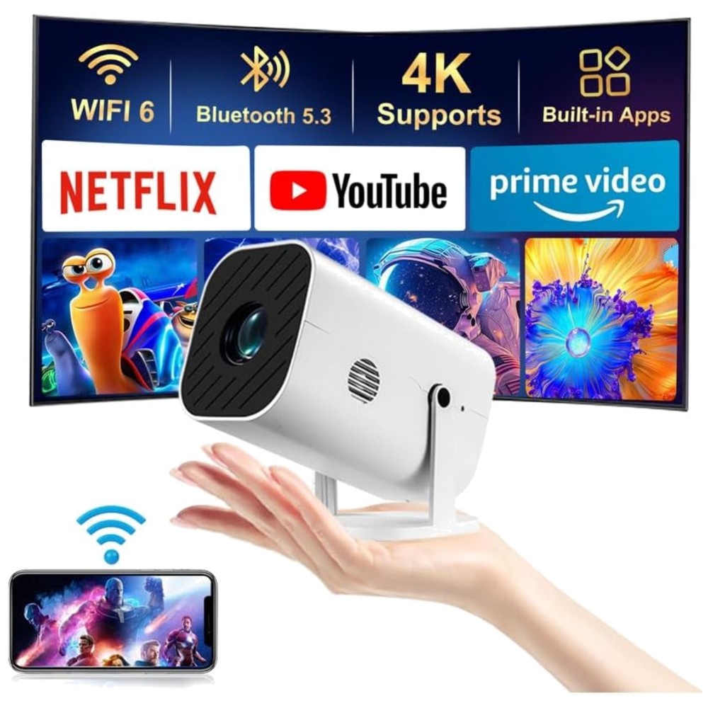 Electric Focus & 210° Rotation Mini Projector