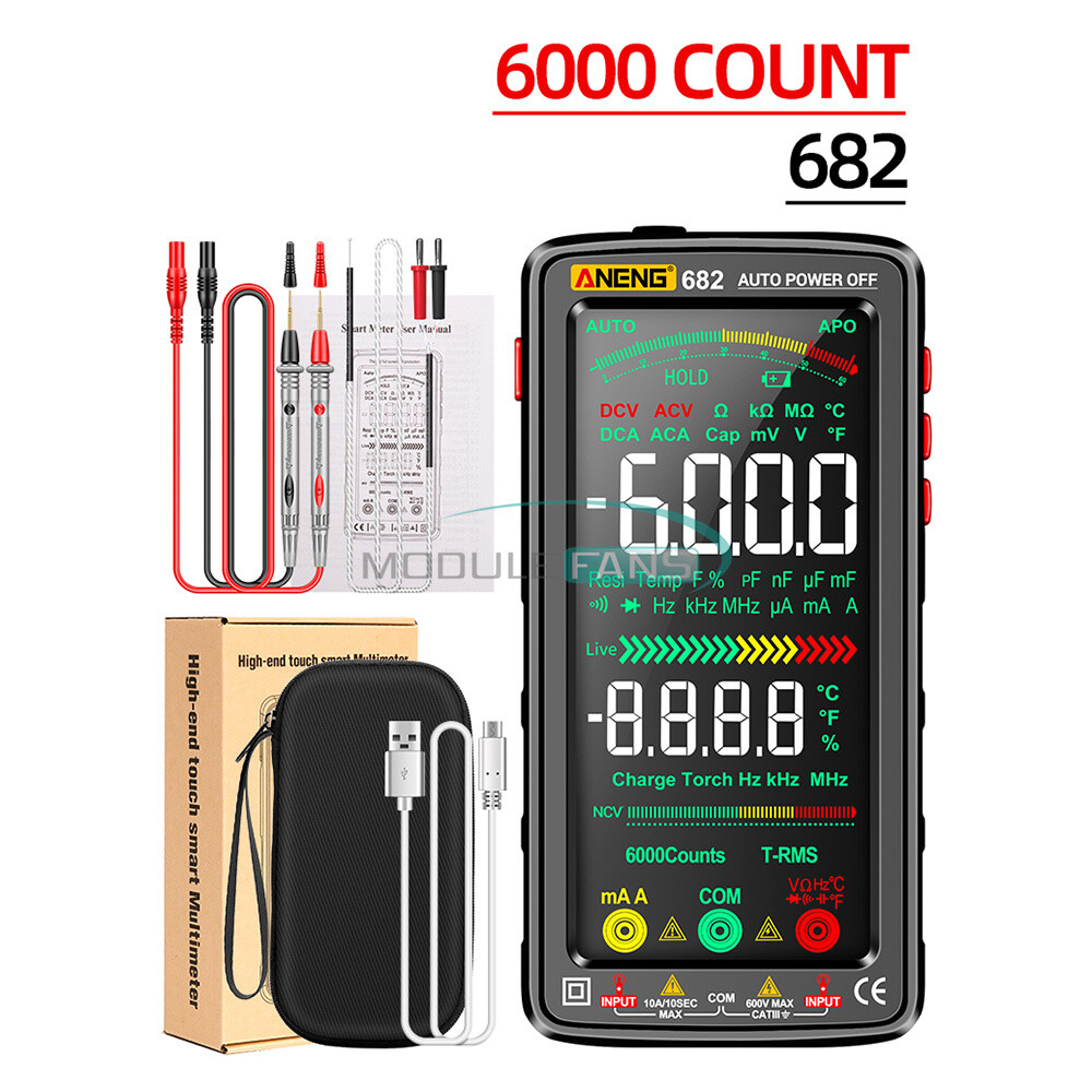 ANENG 683 682 681 Digital Multimeter AC/DC Capacitance Meter Diode Tester Tool