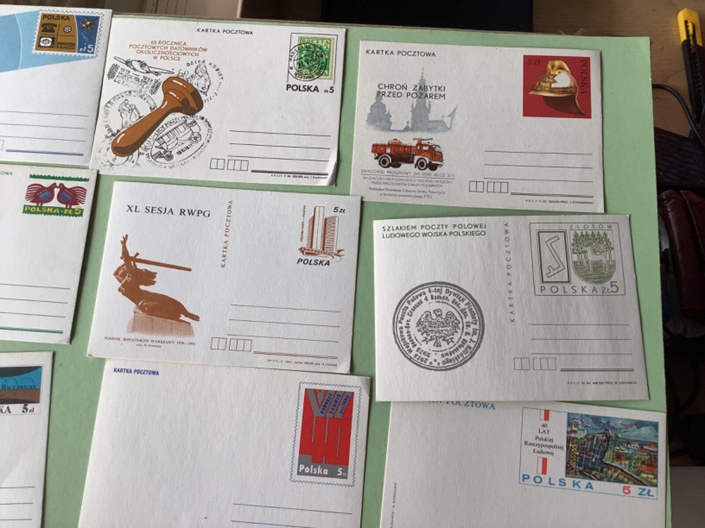 Poland postcards 16 postal items Ref A2232