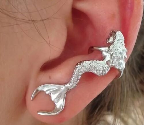 Mermaid ear cuff climber