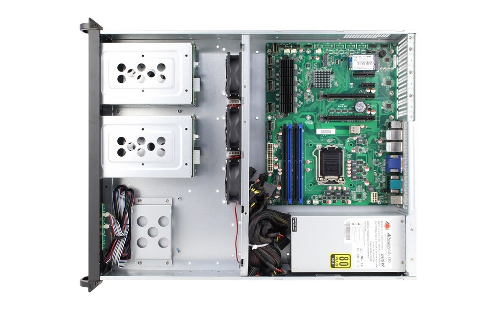 2U Computer Case 4 Bay Server Chasis ATX Computer Case Empty server chassis