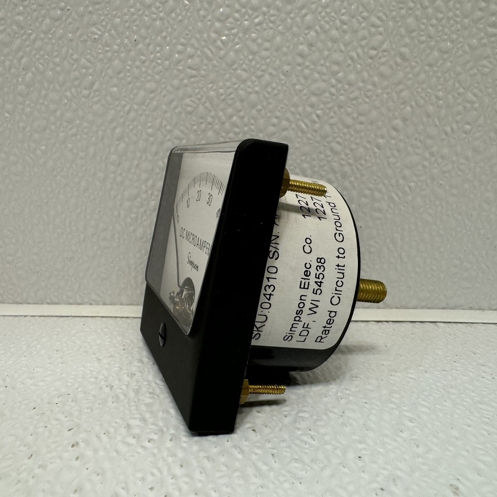 Simpson Analog Panel Meter 04310