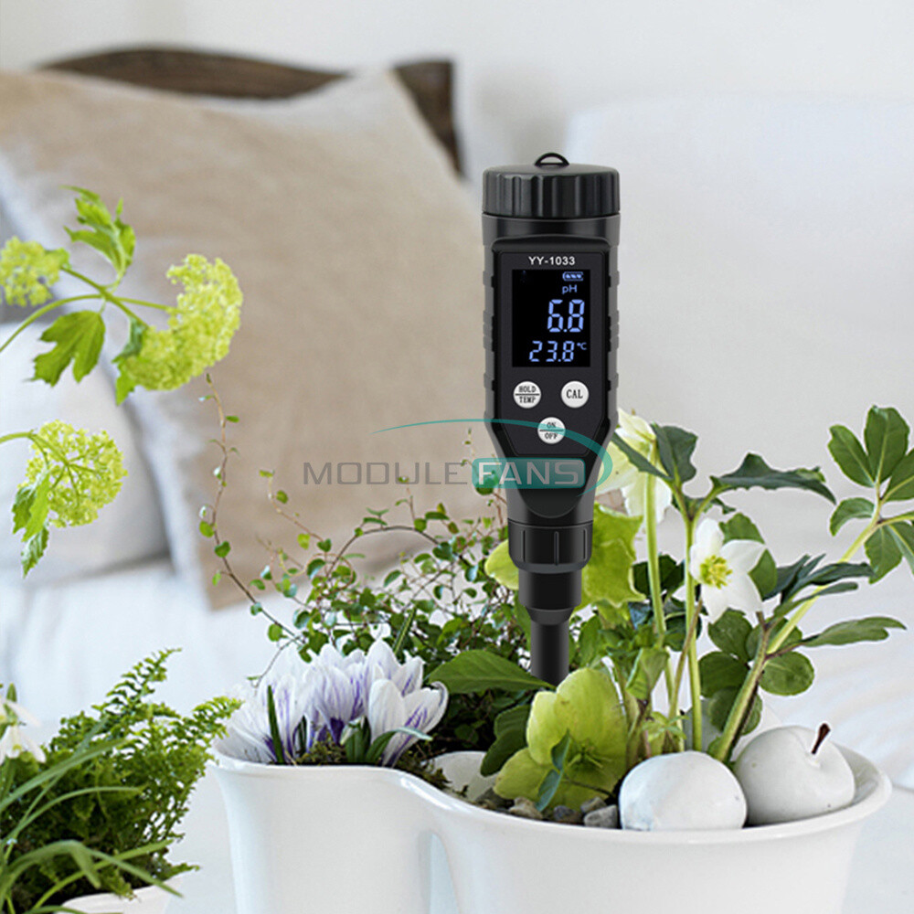 Smart Soil PH Meter 0.0~14.0pH Bluetooth Soil Data Logger Temp Acidity Analyzer