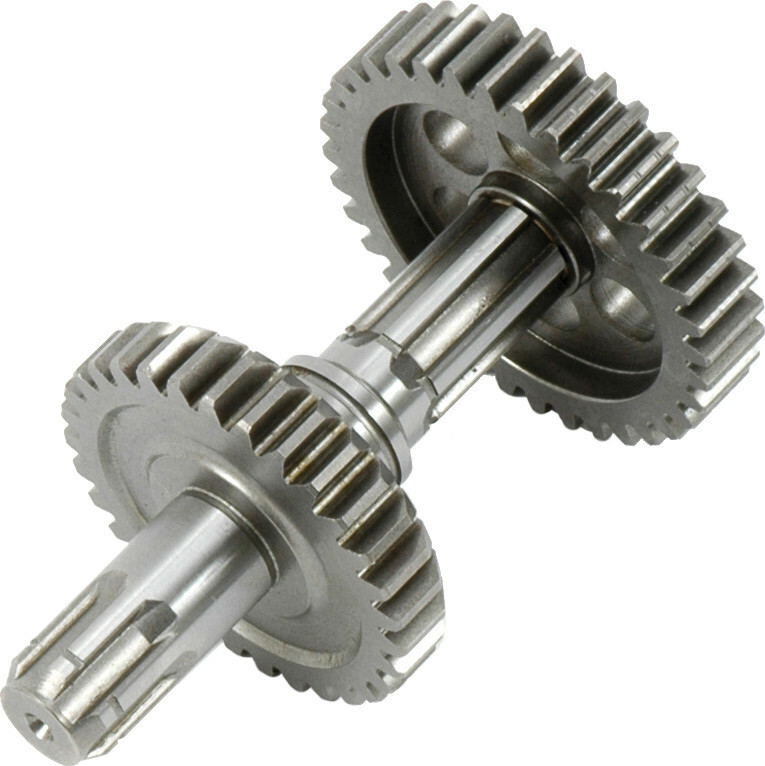 BBR 411-KLX-1150 forged output shaft w/1st gear for 2003-on Kawasaki KLX110