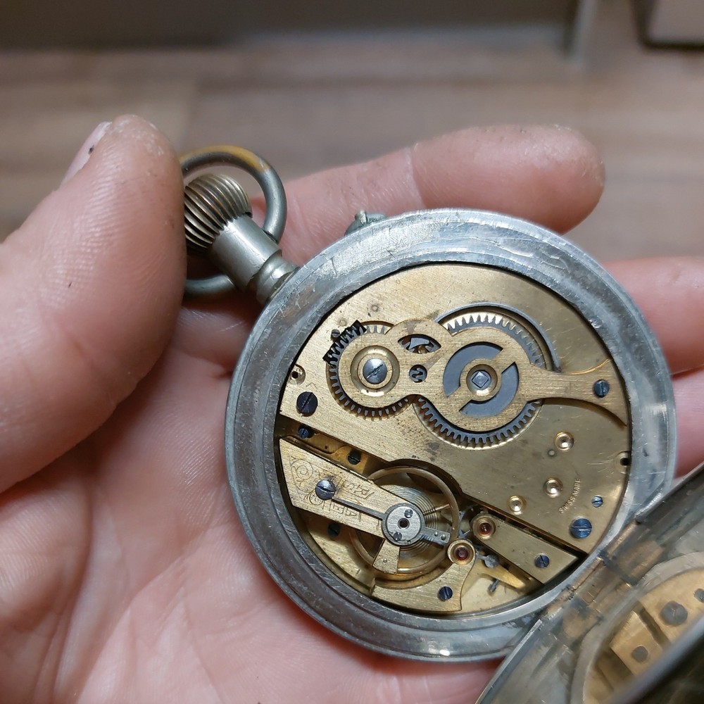 Vintage table clock Swiss Made