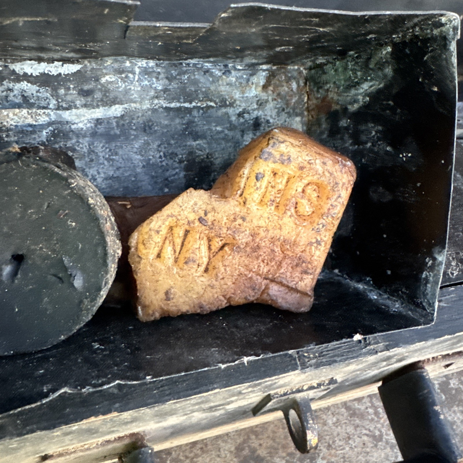 Vintage Sailor's Wood and Steel Rope Repair Fid Very Old and Heavy Nautical