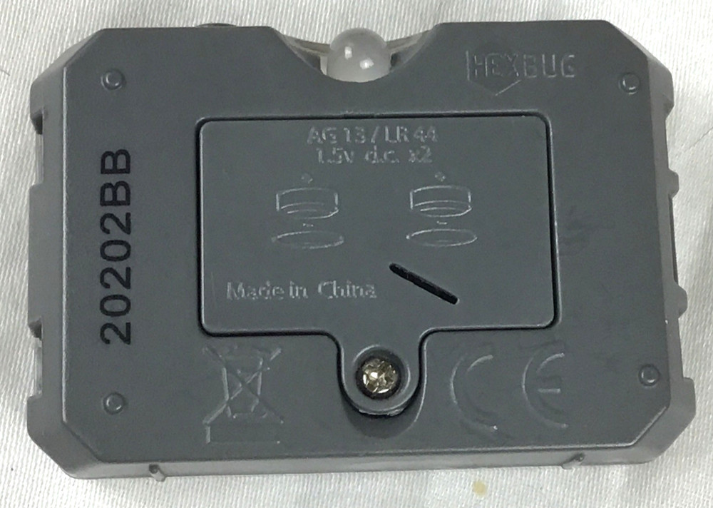 HexBug Battlebots Transparent Gray Handheld Remote Control Only Tested Works