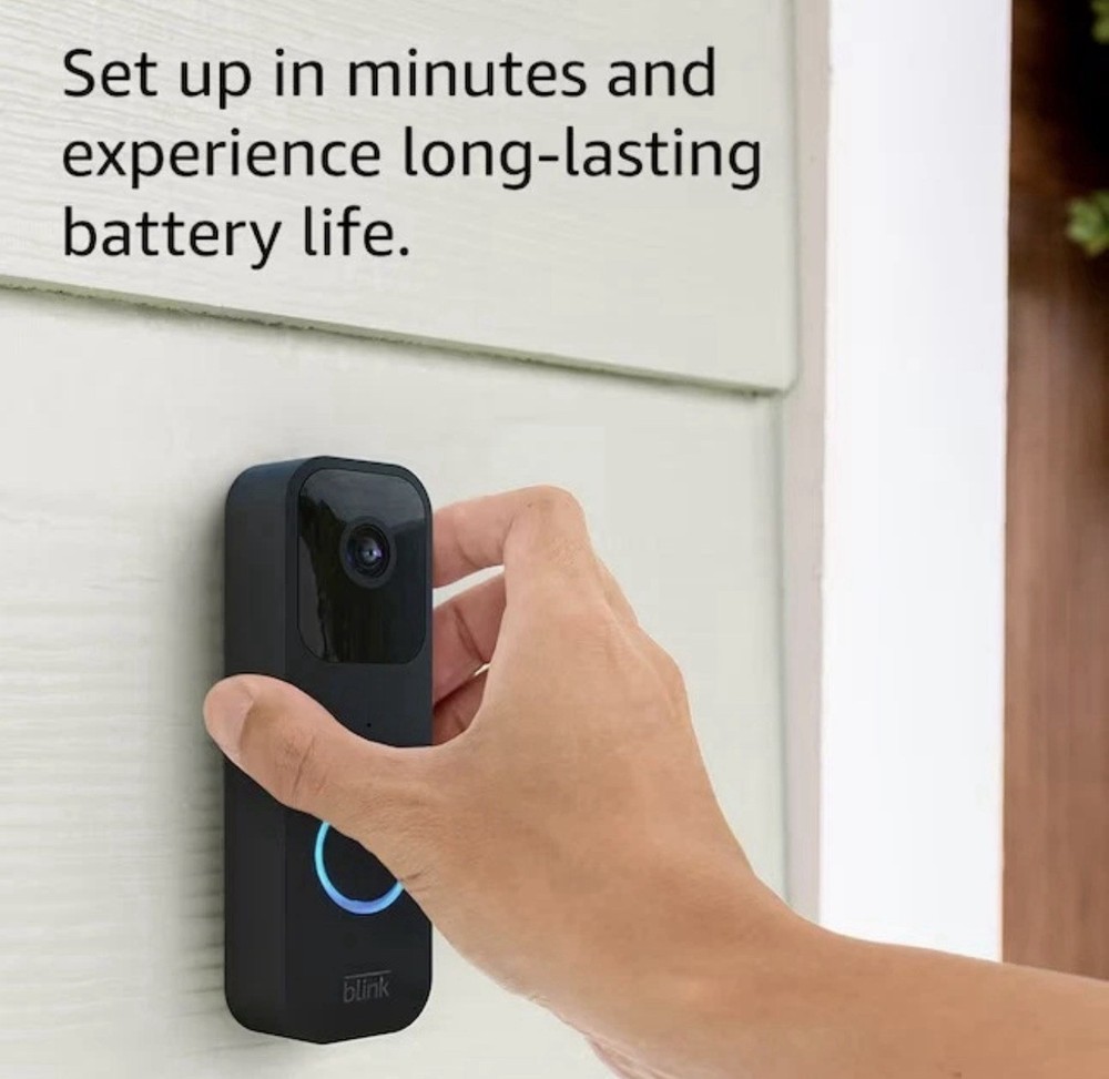 Blink Video Doorbell - White (Standalone)