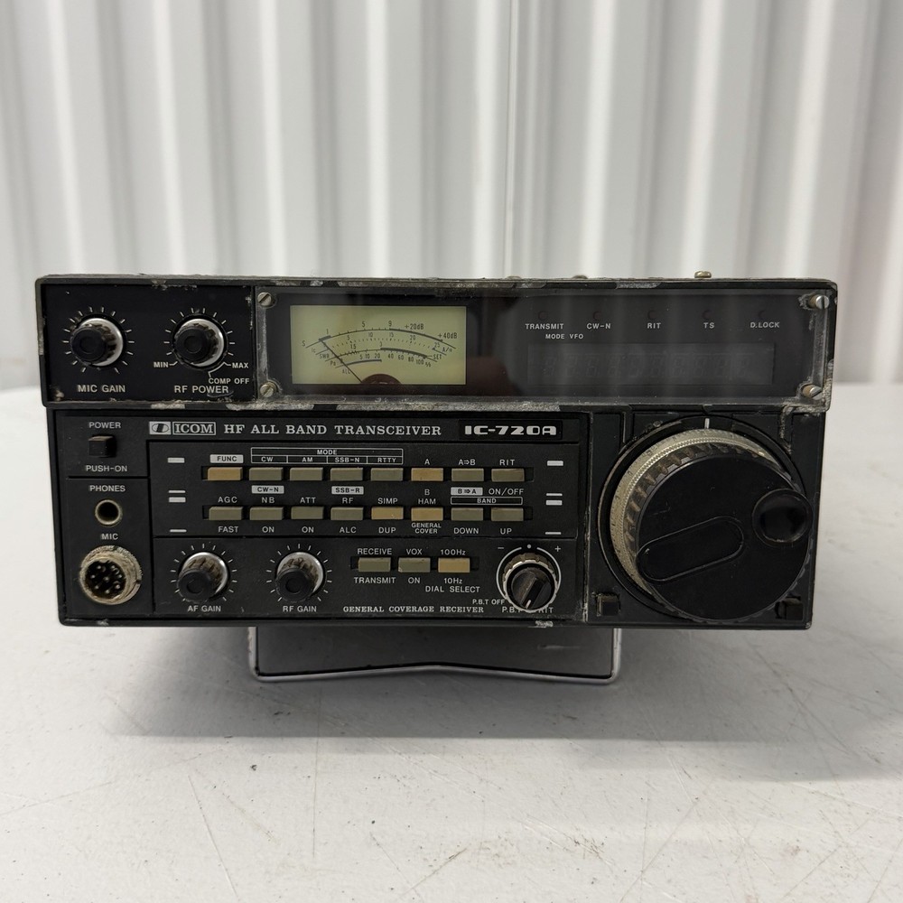 Icom IC-720A HF All Band Transceiver Ham Radio General Coverage Receiver