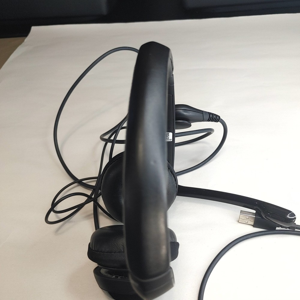 Logitech H390 USB Computer Headset Noise Cancelling Mic Stereo Tested