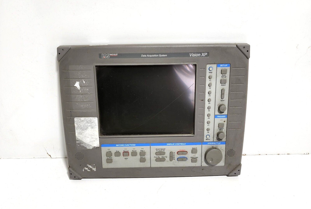 LDS Nicolet Vision XP Data Acquisition System FRONT PANEL ONLY SOLD AS IS UNTEST
