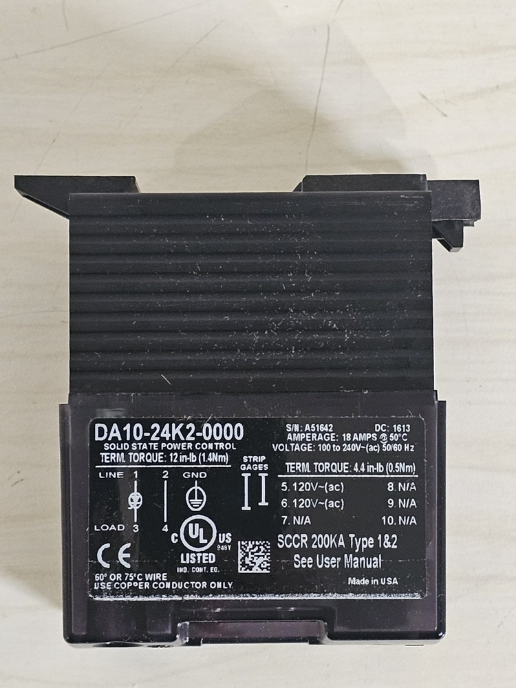 Watlow DIN-a-mite Solid State Power Control DA10-24K2-0000