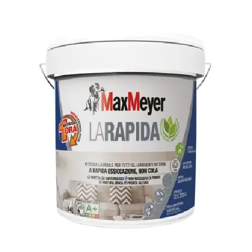 MaxMeyer LARAPIDA A+ Matte White Washable Paint 14L