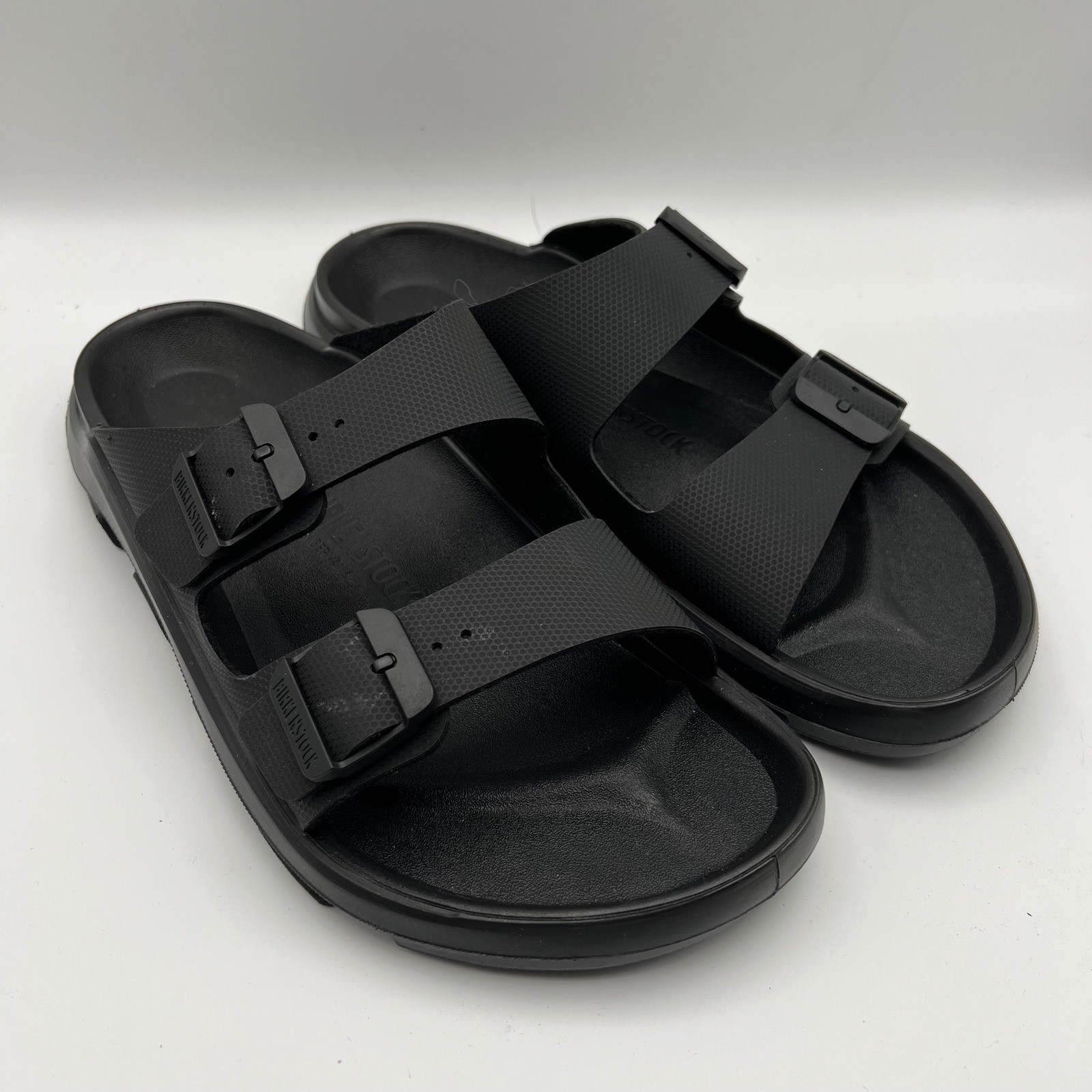 Birkenstock Mogami Terra Stealth 2-Strap Sandals Mens 10 Apex Black Comfort