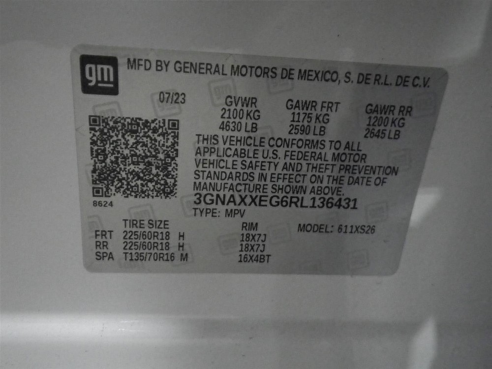 Chevrolet Equinox 2023-2024 Telematics Interface Module 85642934 0127