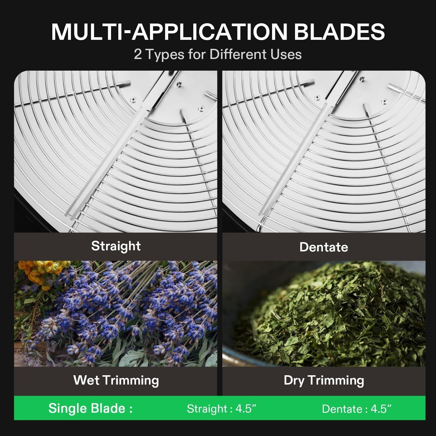 19 inch Bud Leaf Bowl TrimmerClear Visibility Dome,Sharp Stainless Steel Blades