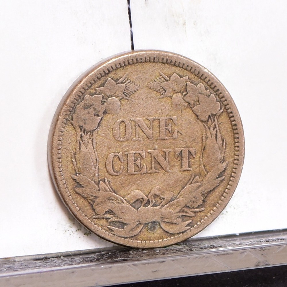 1858 Flying Eagle Cent - Large Letters - Fine (#57358-L)