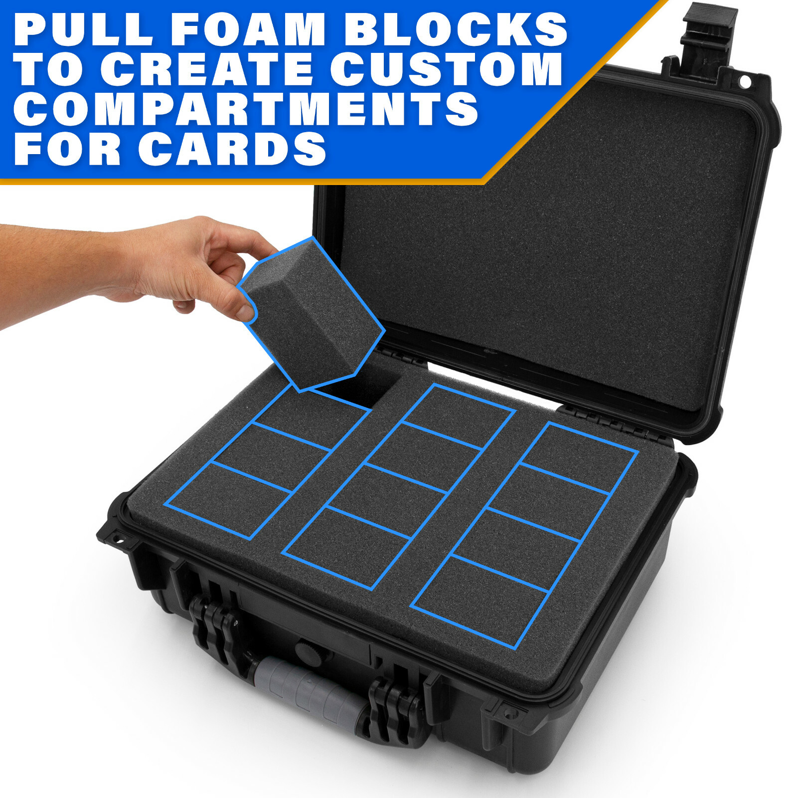 CM Graded Card Case Storage Box for 80+ BGS PSA Sports Trading Cards Slabs