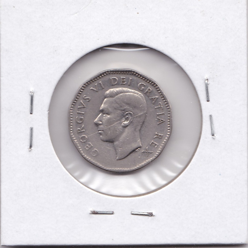 1949 Canada 5 Cents L16