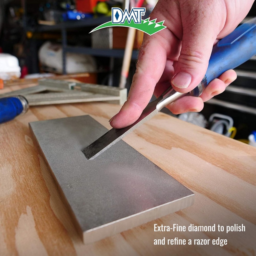 DMT D8E Dia-Sharp Bench Stone Diamond Knife Sharpener Extra Fine 8" USA