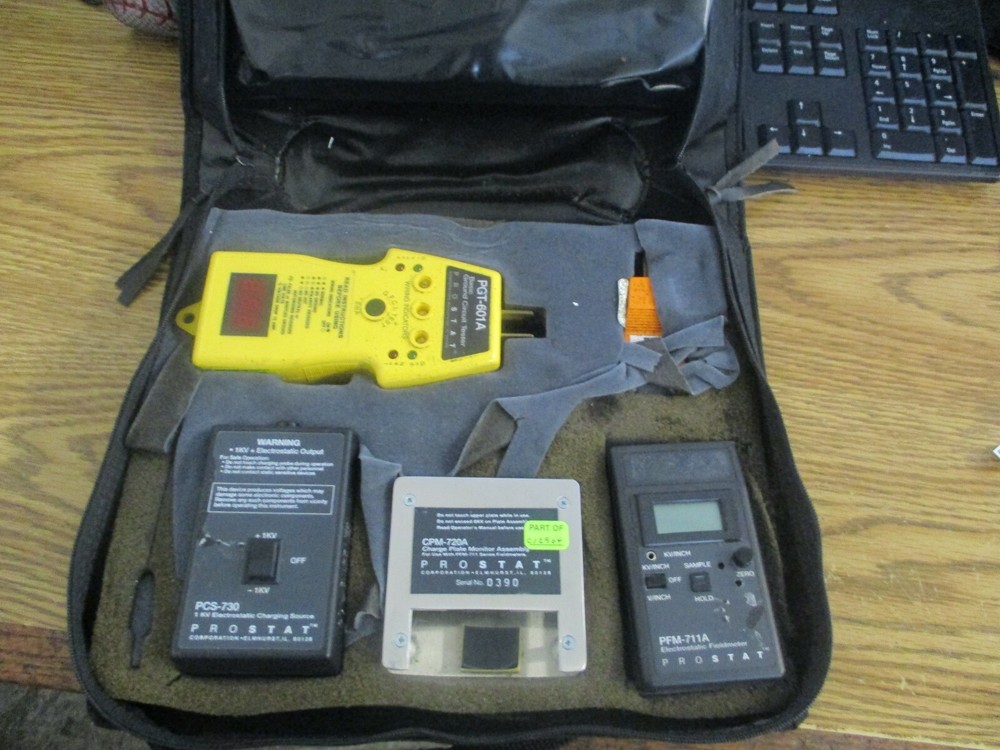 Prostat Portable Electrostatic Auditing Kit with: PHT-770, CPM-720A, PCS-730 &